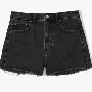 Abercombie Annie High Rise Shorts - Size 31 in Black